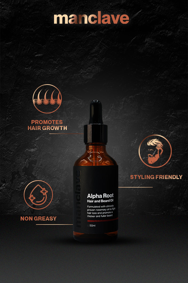 Alpha Root | Hair & Beard Oil with Rosemary